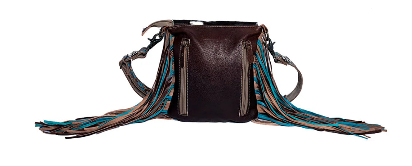 Cobal blue Myra conceal carry crossbody purse