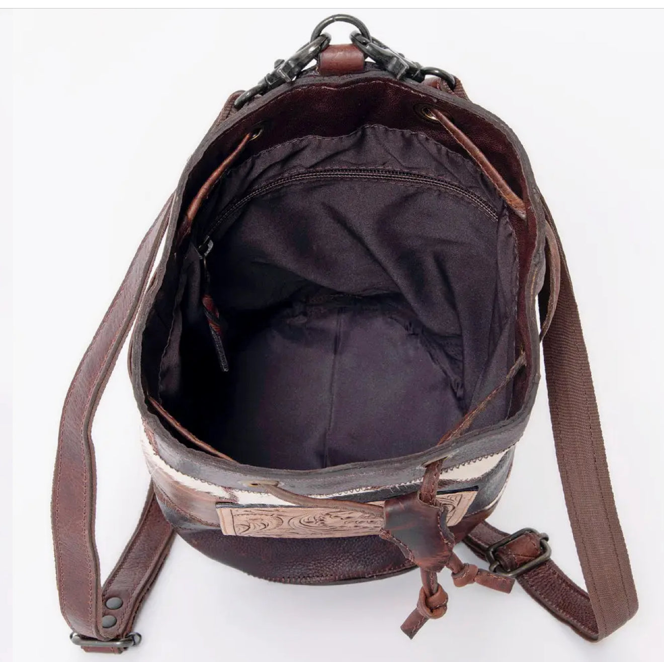American Darling leather Duffel bag