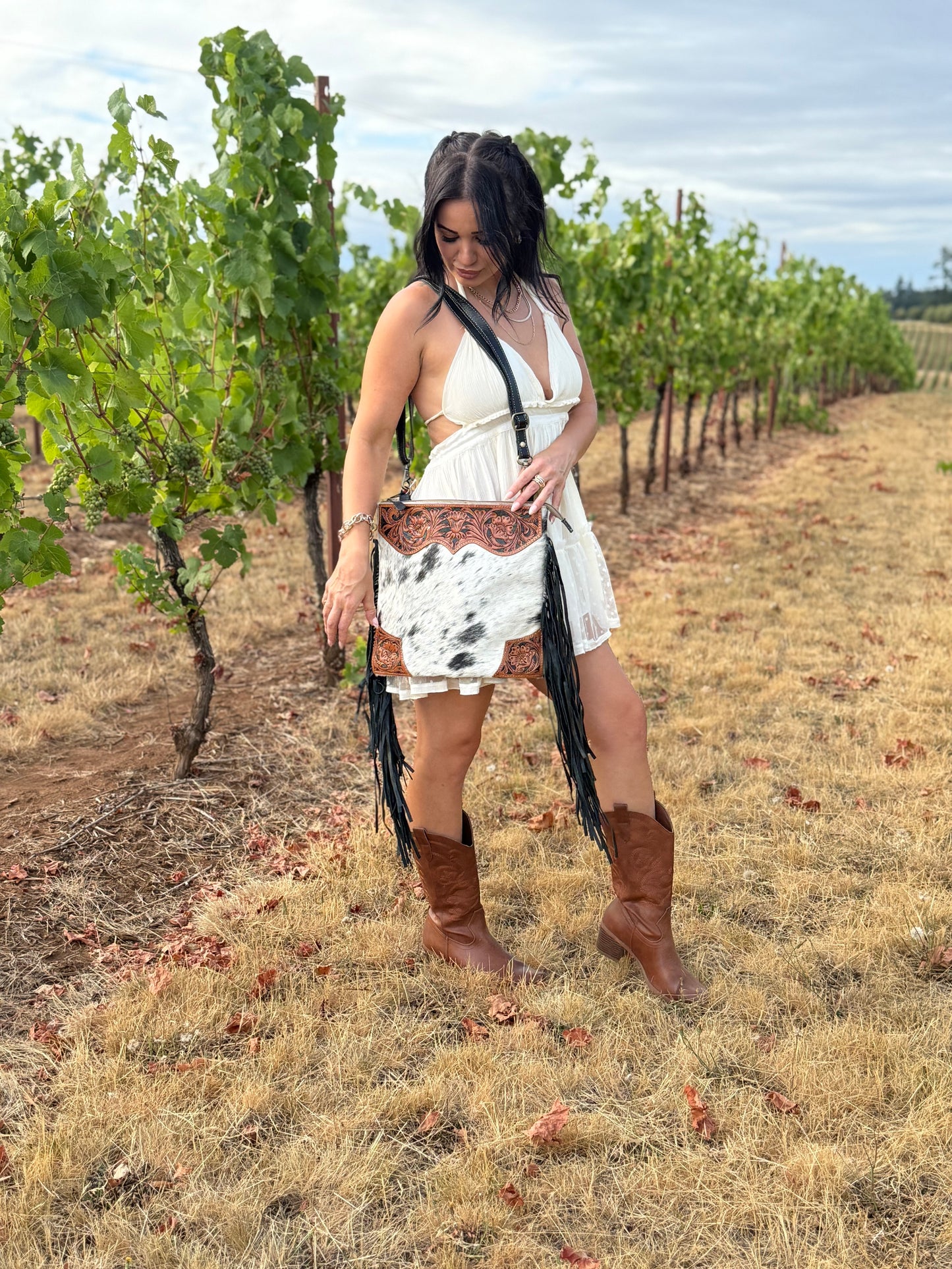 Myra tumbleweed crossbody purse