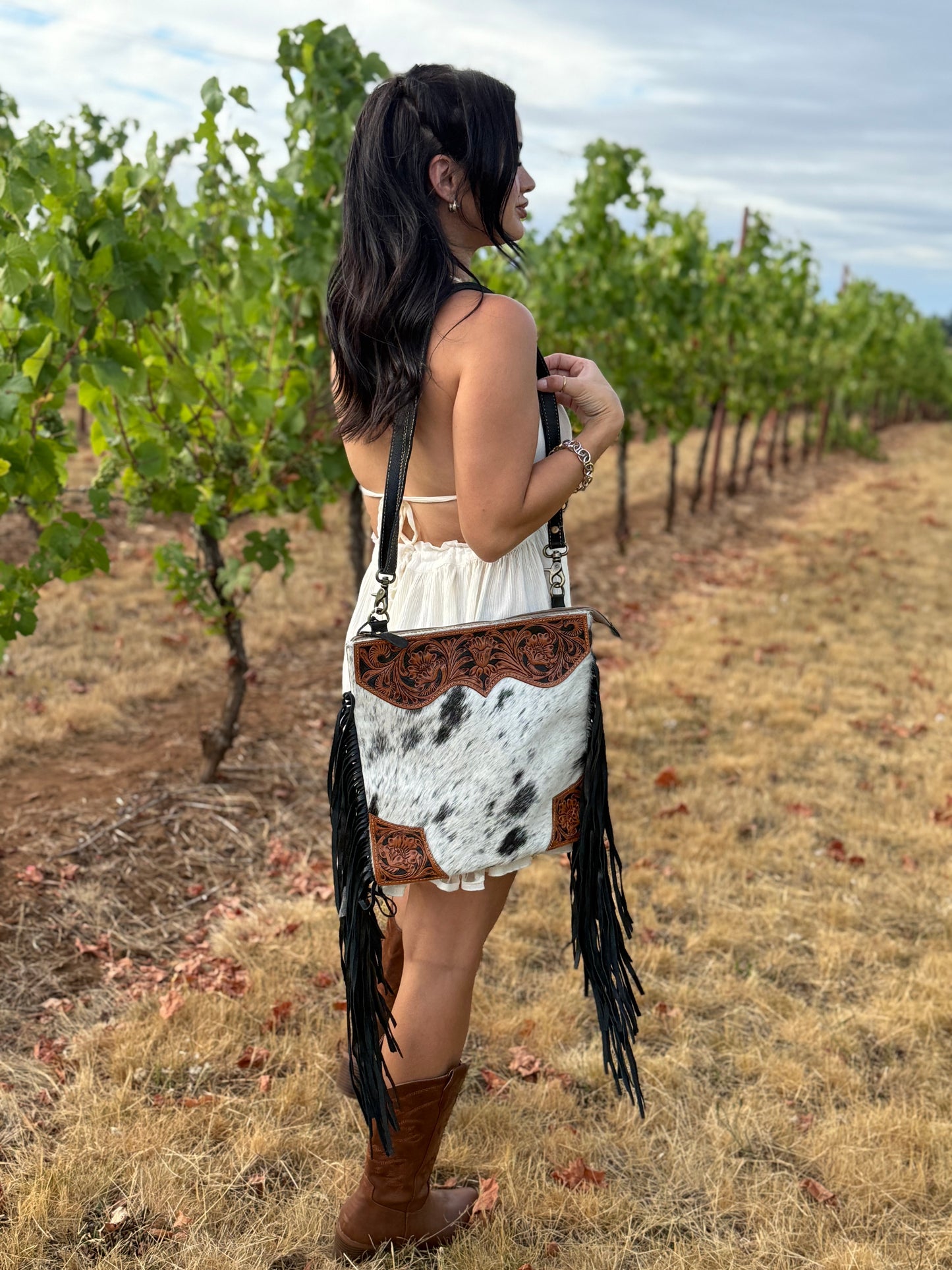 Myra tumbleweed crossbody purse