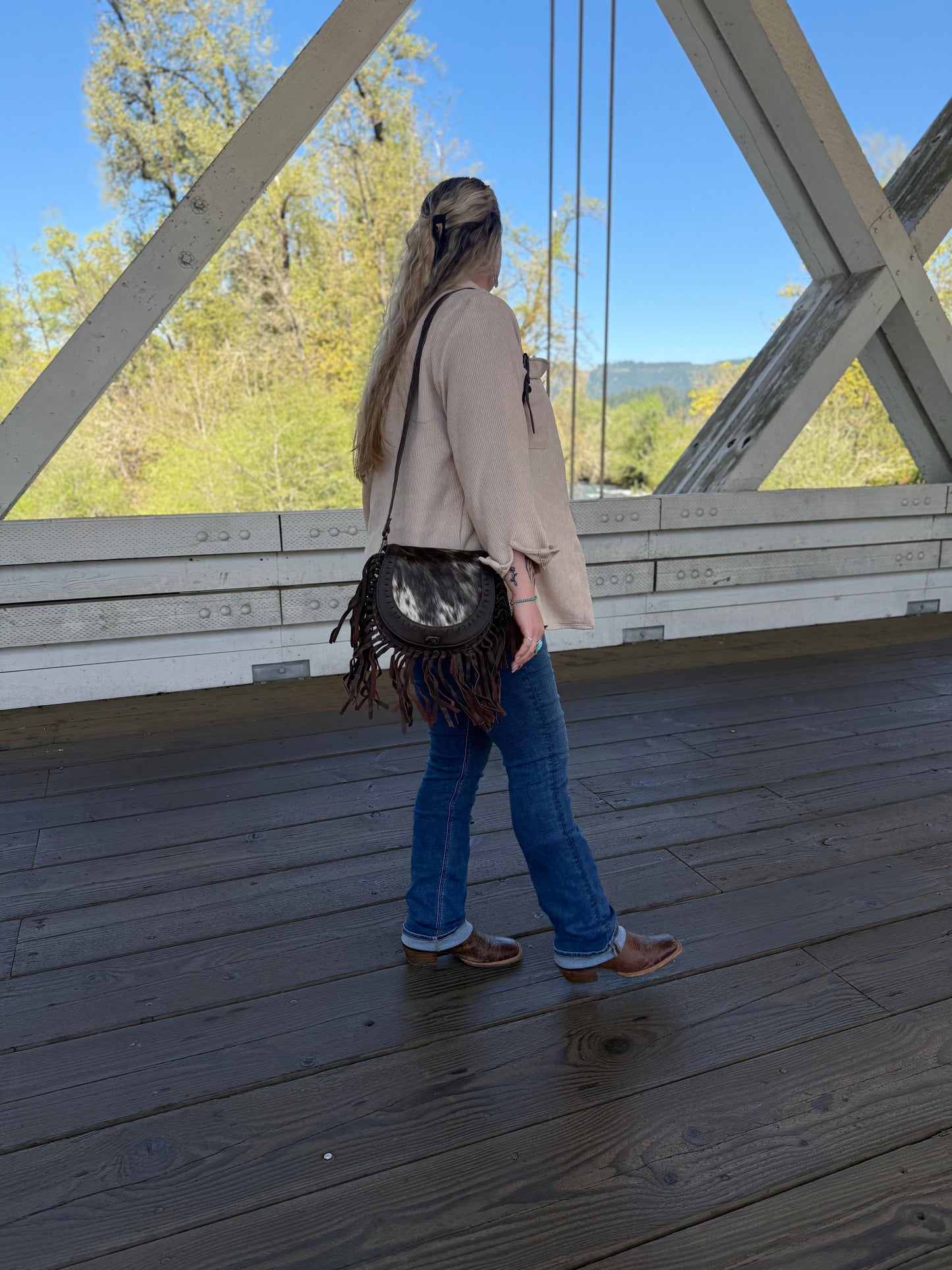 Horseshoe western handbag
