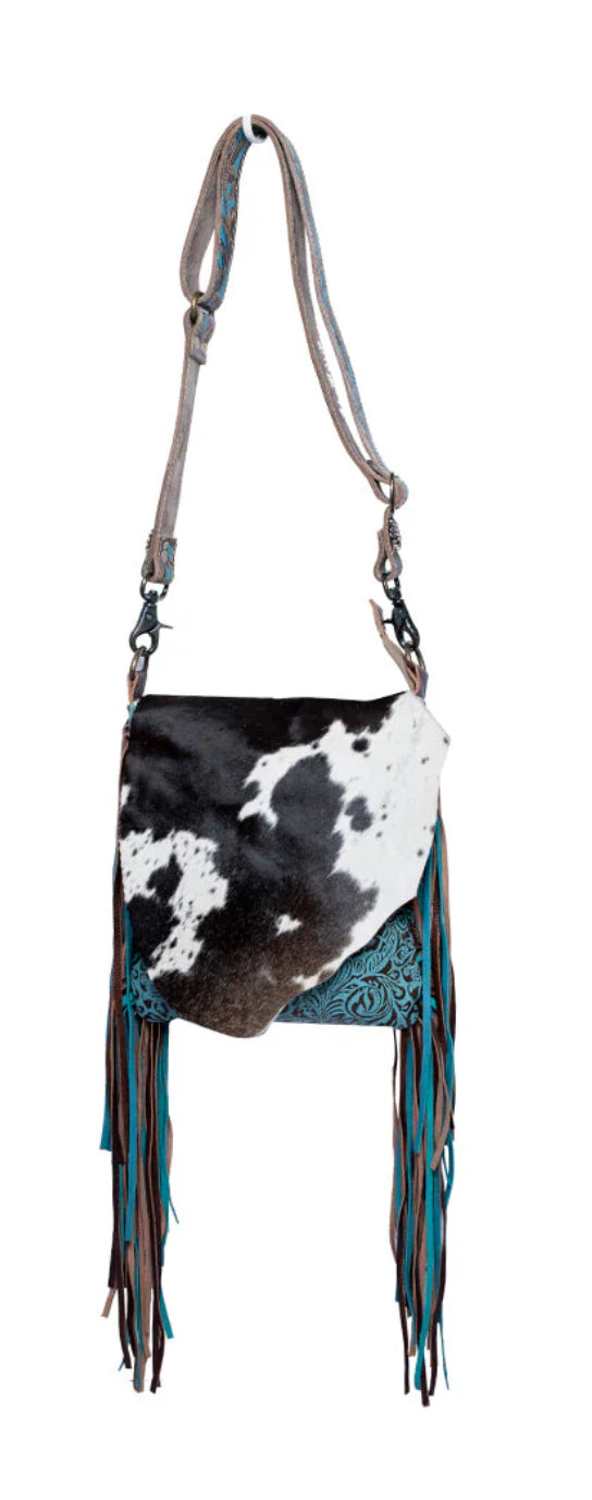 Cobal blue Myra conceal carry crossbody purse