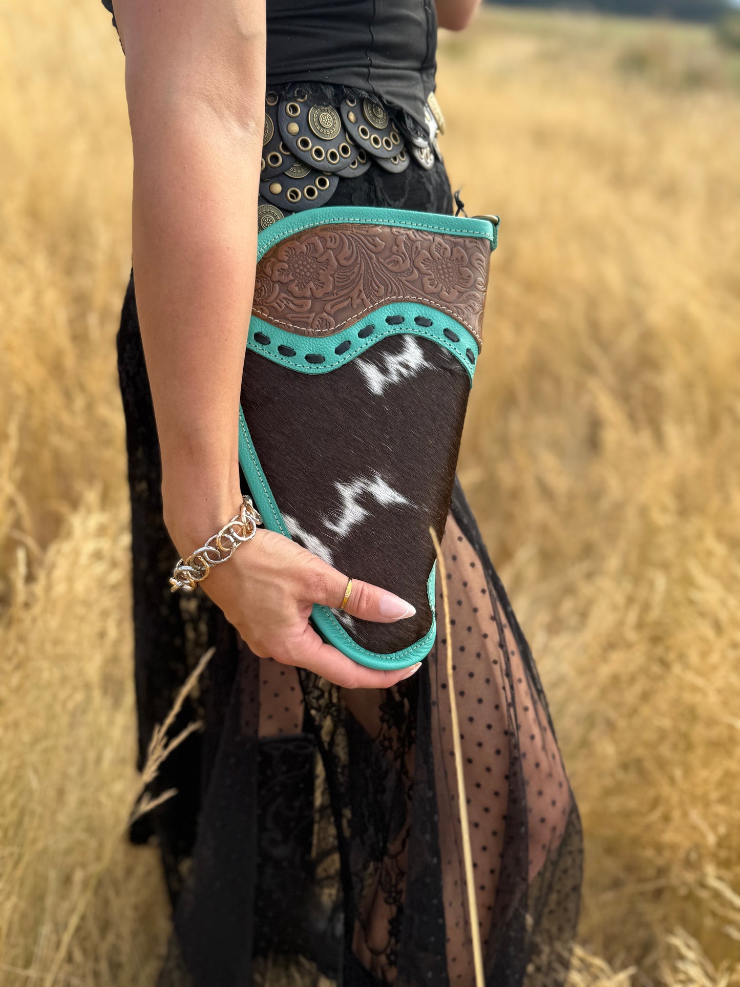 Turquoise 11” gun case