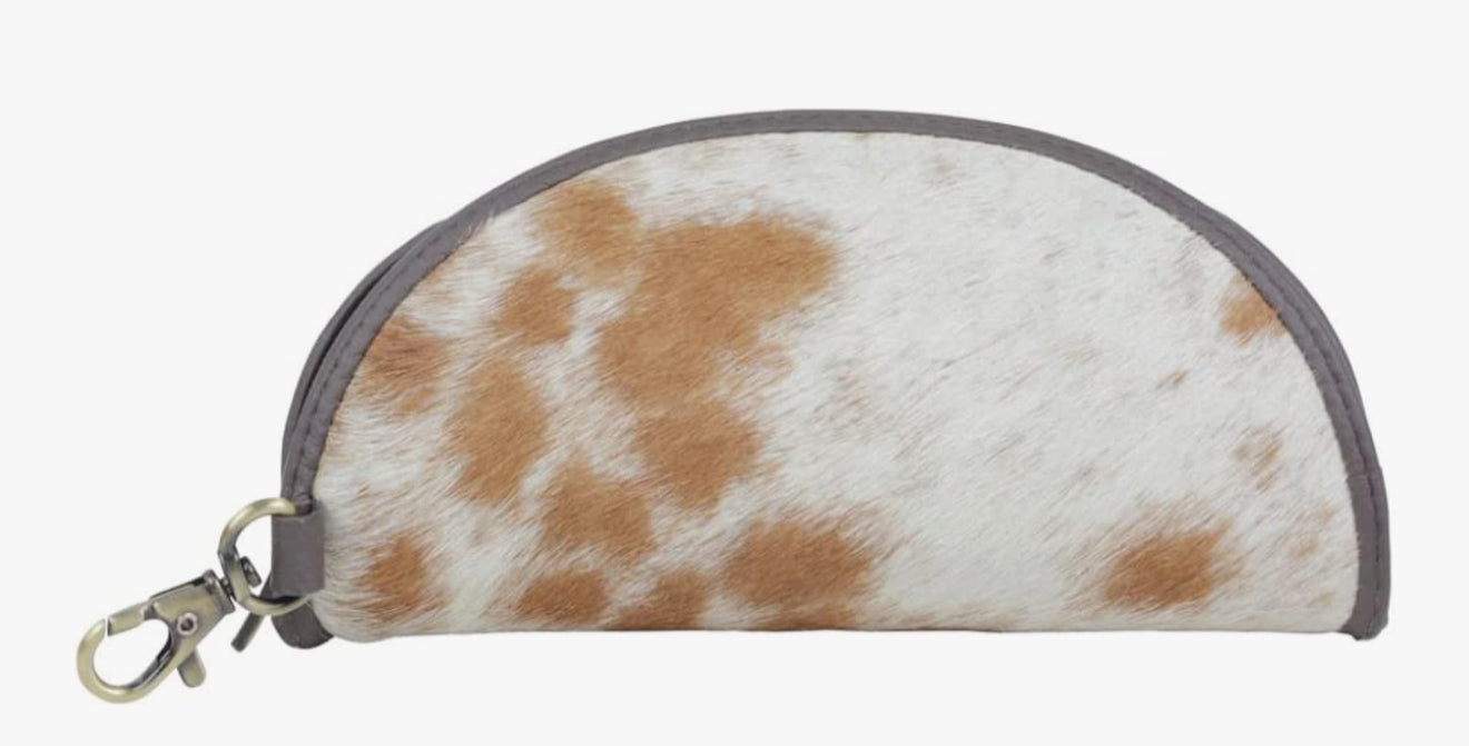 Myra cowhide sunglass case