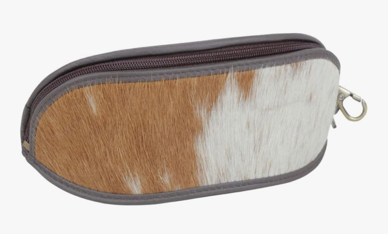 Myra cowhide sunglass case