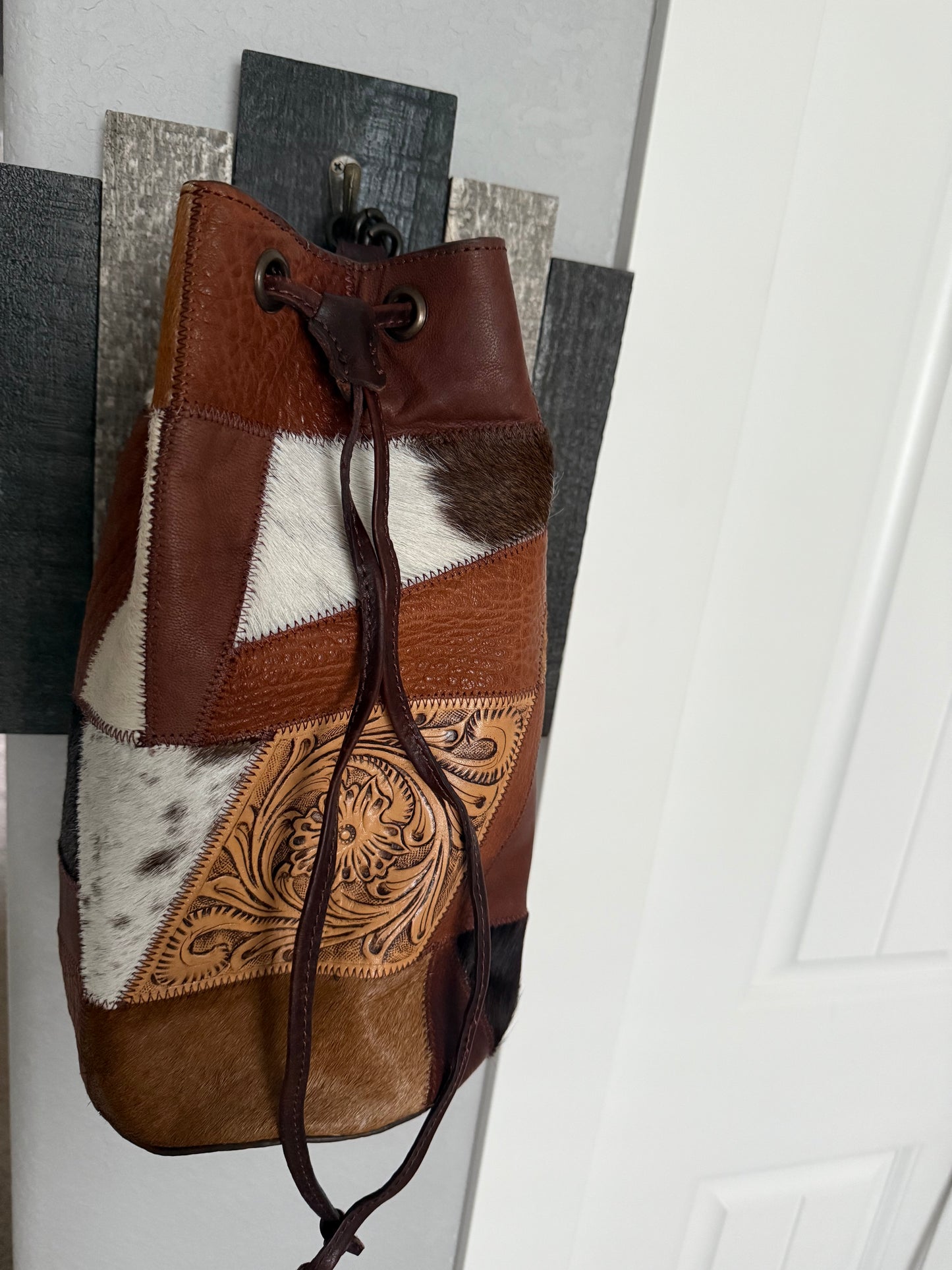 American Darling leather Duffel bag