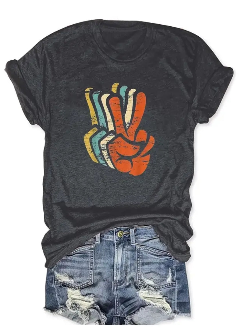 Graphic Hand gesture T-Shirt