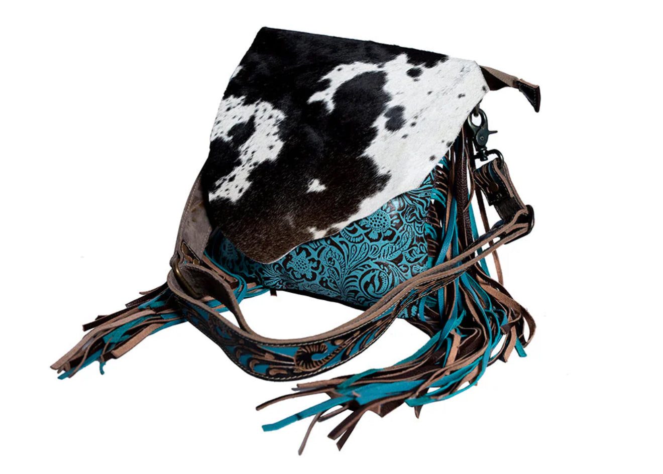 Cobal blue Myra conceal carry crossbody purse