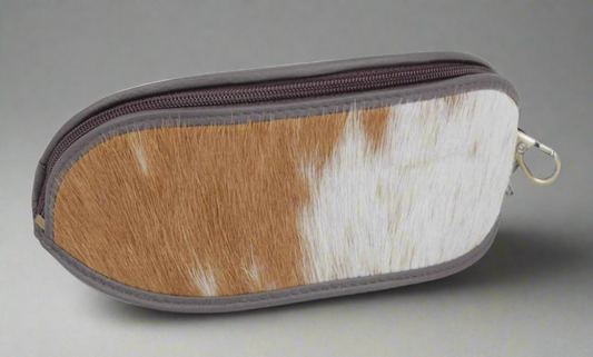 Myra cowhide sunglass case