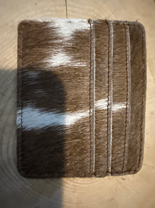 Card holder cowhide wallet