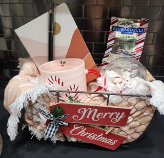 Merry Christmas Cozy Basket