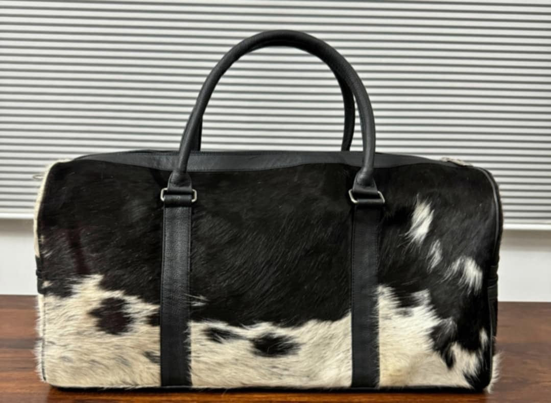 Cowhide Luggage Bag