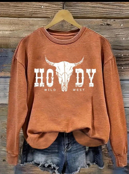 Western Pullover sweatshirt